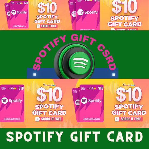 Unused Spotify Gift Card Codes-2024